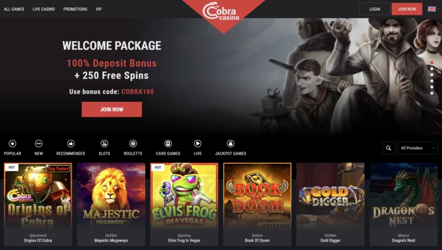 Cobra Casino online casino review