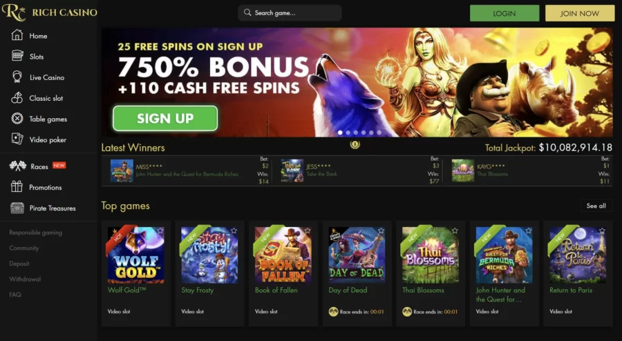 Rich Casino online casino review