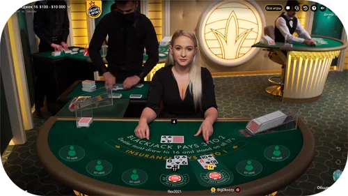 Live blackjack