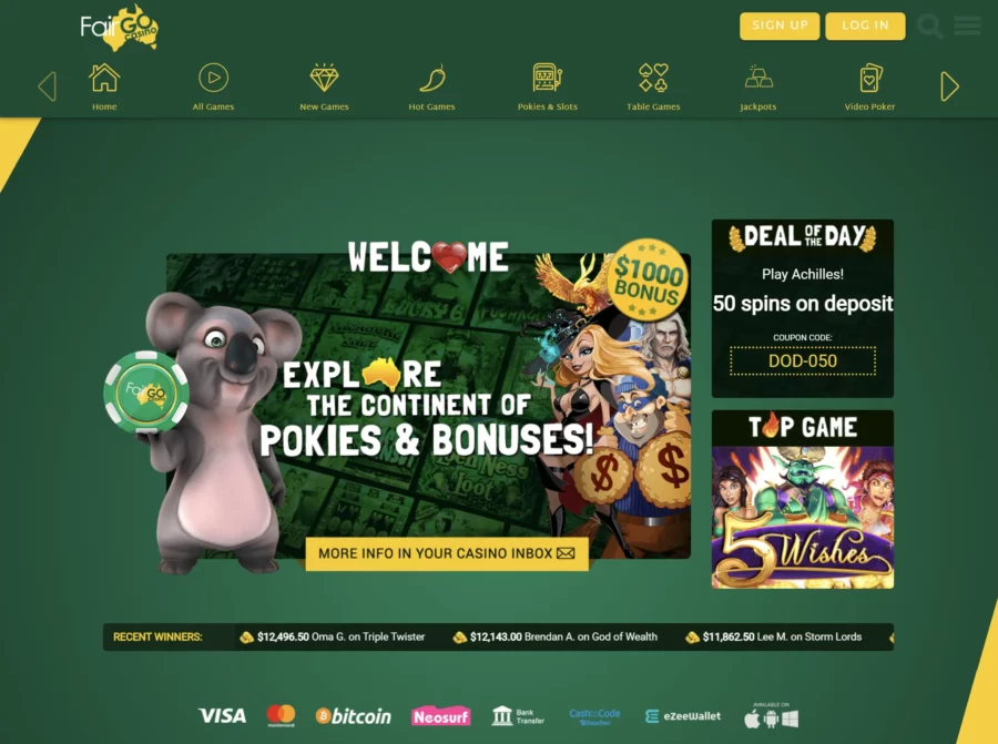 Fair Go Casino review