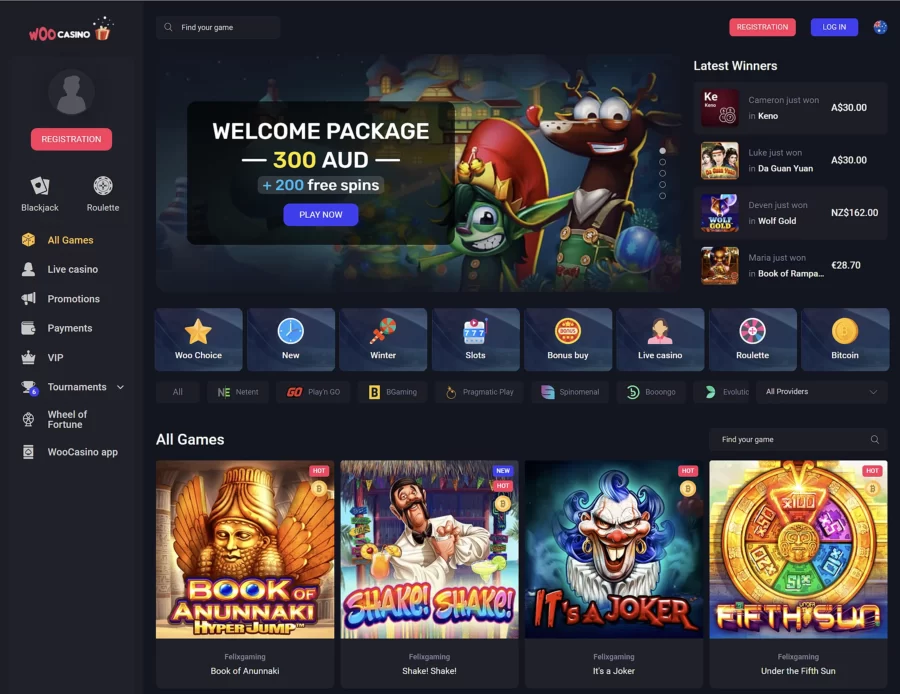 Woo online casino review