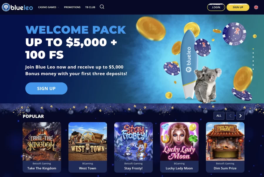 BlueLeo online casino review