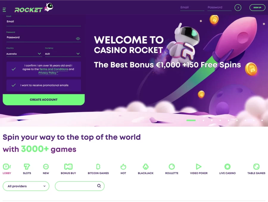 Rocket Casino review